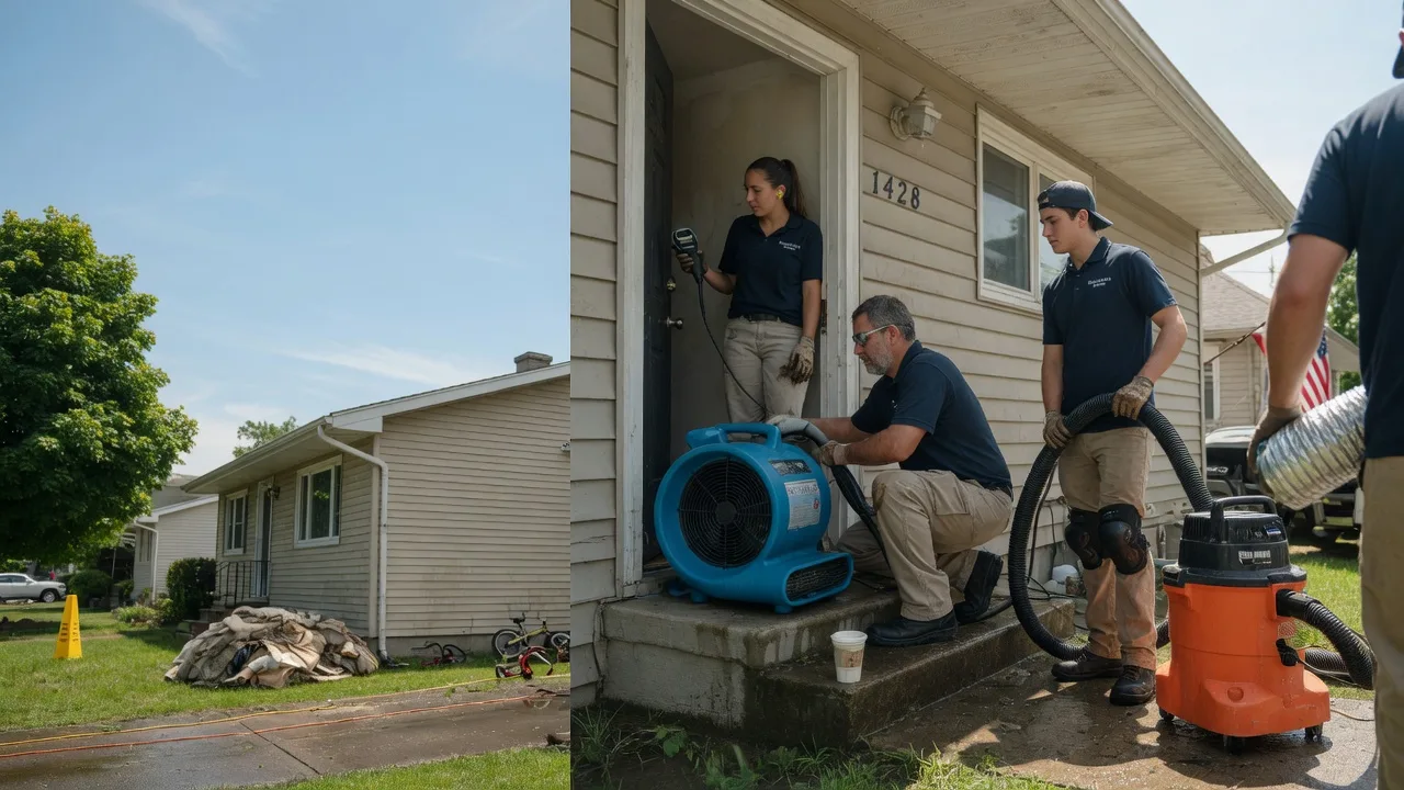 Water Damage Restoration in Castleton, IL near me